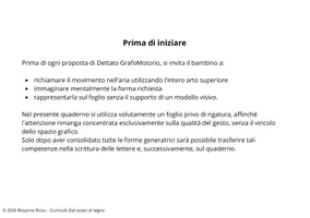 anteprima - Esercizi - QUADERNO DEL DETTATO GRAFOMOTORIO - Pagina 2