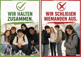 Vorschau - Poster - 6 Anti-Mobbing Plakate/Poster, Klasse 5-10 - Seite 1