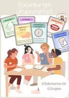 Vorschau - Aufgabenkarten - Rollenkarten Gruppenarbeit - Deckblatt