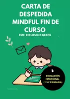 Vista previa - Otros - Despedida Fin de Curso | Recurso de Educación Emocional y Mindfulness para Primaria. - Portada