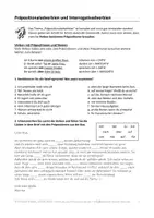 Vorschau - Stundenentwürfe - Präpositionaladverbien und Interrogativadverbien - Seite 1