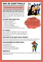 Vorschau - Arbeitsblätter - Infoblatt Keith Haring, Pablo Picasso, usw. (Künstlermappe) - Deckblatt