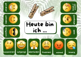 Vorschau - Anderer Materialtyp - Heute bin ich … – Gefühlscheck-in & Stimmungsbarometer für die Klasse - Deckblatt