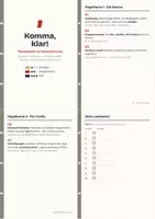Vorschau - Anderer Materialtyp - Kommasetzung Übungskartei „Komma, klar!" – 20 Karten, 3 Niveaus, Selbstkontrolle (Klasse 5–8) - Seite 3