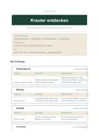 Vorschau - Arbeitsblätter - Kräuter entdecken – Steckbriefe, Arbeitsblätter & Aktivitätenkarten für Kinder - Seite 1