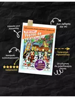 Vista previa - Hojas de trabajo - Inglés Primaria: 25 fichas de Busca y Encuentra, lógica y retos - Portada