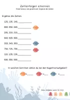 Vorschau - Arbeitsblätter - Materialpaket: Mathe-Unterwasserwelt 3.Klasse & 4.Klasse - Seite 3