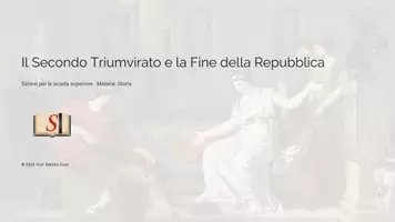 anteprima - Presentazioni / Lavagne - Il-Secondo-Triumvirato-e-la-Fine-della-Repubblica - Pagina di copertina