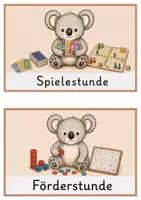 Vorschau - Poster - Stundenplankarten Koala-Klasse | 24 Fächerkarten - Seite 3