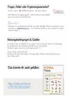 Vorschau - Mal- und Bastelvorlagen - Yoga Würfel - Seite 1