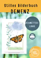 Vorschau - Bildkarten - Stilles Bilderbuch Schmetterlinge Beschäftigung für Demente Demenz Alzheimer - Deckblatt