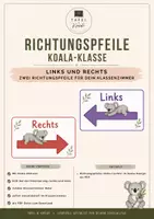Vorschau - Poster - Richtungspfeile Koala-Klasse | Links & Rechts - Deckblatt