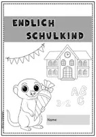 Vorschau - Arbeitsblätter - Erdmännchenklasse Heft Einschulung Schulstart Erdmännchen - Seite 1