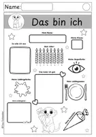 Vorschau - Arbeitsblätter - Erdmännchenklasse Heft Einschulung Schulstart Erdmännchen - Seite 2
