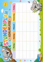 Vorschau - Poster - Stundenplan Koala-Klasse | 9 Designs - Seite 3