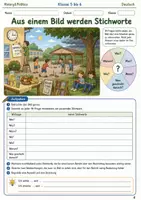 Vorschau - Arbeitsblätter - Texte planen Sommertraining Arbeitsheft Klasse 5 bis 6 Stichworte Reihenfolge und Aufbau sicher entwickeln - Seite 3