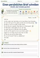 Vorschau - Arbeitsblätter - Brief und E-Mail schreiben Sommertraining Arbeitsheft Klasse 5 bis 6 passend höflich und klar formulieren - Seite 3