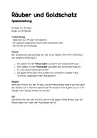Vorschau - Spiele - Räuber und Goldschatz | Plus und Minus bis 20 üben - Seite 1