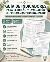 Vista previa - Unidades / Secuencias / Situaciones de Aprendizaje - GUIA DE INDICADORES PARA PROGRAMAS PERSONALIZADOS (ACNEE) - Portada