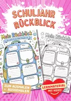 Vorschau - Mal- und Bastelvorlagen - Rückblick Schuljahresende - Deckblatt