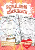 Vorschau - Mal- und Bastelvorlagen - Jahresrückblick Klasse 2 - Deckblatt