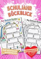 Vorschau - Arbeitsblätter - Schuljahr Rückblick Kunst - Deckblatt