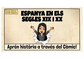 Vista previa - Hojas de trabajo - Espanya en els segles XIX i XX en còmic. - página 1