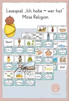 Vorschau - Spiele - Lesespiel "Ich habe - Wer hat" Mose Religion - Deckblatt