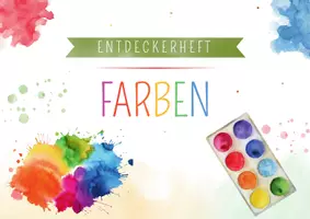 Vorschau - Spiele - Projektmappe Farben | Bildkarten Farben, Sortierspiel, Basteln| Montessori Material Vorschule - Seite 1