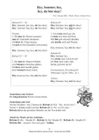 Vorschau - Arbeitsblätter - Hey, Sommer, hey, hey, du bist okay! - RJ Gross - C Hoely - Seite 2