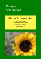 Vorschau - Arbeitsblätter - Hört, wie der Sommer klingt - RJ Gross - C Hoely - Deckblatt