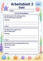 Vorschau - Arbeitsblätter - Gemischte Größen Sachaufgaben | Mathematik Klasse 3 | 6 Arbeitsblätter als PDF - Seite 2