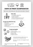 Aperçu - Outils du professeur - Charte du parent accompagnateur - Page de couverture