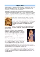 Vorschau - Arbeitsblätter - Taylor Swift Reading Comprehension (Music, Genre, Concerts, ...) - Seite 1