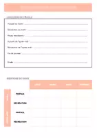 Aperçu - Outils du professeur - Cahier de la maitresse et du remplaçant - ZONE A - Page 3