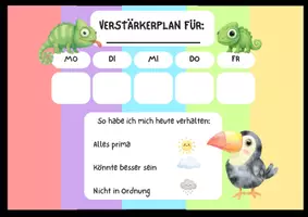 Vorschau - Fördermaterial/Inklusion - Verstärkerplan - Deckblatt