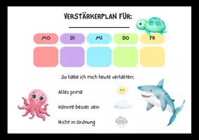 Vorschau - Fördermaterial/Inklusion - Verstärkerplan Meer - Deckblatt