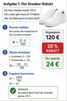 Vorschau - Arbeitsblätter - Prozentrechnung: 5 Sachaufgaben | Legasthenie & Inklusion - Seite 2