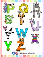 Vista previa - Hojas de trabajo - Letras artísticas de la A-Z - página 2
