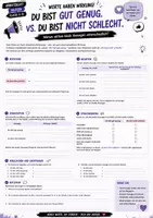 Vorschau - Arbeitsblätter - Du bist gut genug Analyse - Seite 1