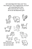 Vorschau - Mal- und Bastelvorlagen - Der Bauernhof_Rätselbuch klein - Seite 2