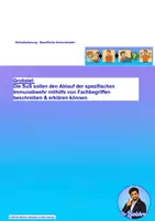 Vorschau - Stundenentwürfe - Die spezifische Immunabwehr - Seite 1