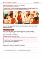 Vorschau - Arbeitsblätter - Klasse 5/6: Unser SV-Antrag & Reflexion – Wie kann ich mitwirken? – AB 8 - Deckblatt