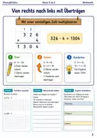Vorschau - Arbeitsblätter - Schriftlich multiplizieren Klasse 5 bis 6 - Seite 2