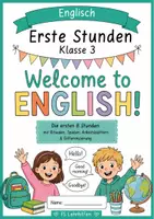 Vorschau - Stundenentwürfe - Englisch Klasse 3: Die ersten 8 Stunden | 3-fach differenziert (auch fachfremd) | Komplettpaket - Deckblatt
