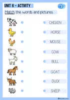 Vista previa - Unidades / Secuencias / Situaciones de Aprendizaje - Grammar 2 (Unit 6: Animals) Letra NO ligada - página 3