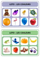 Aperçu - Jeux - Loto - Les couleurs - Maternelle - Page 2