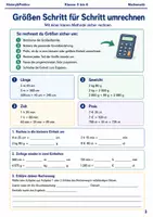 Vorschau - Arbeitsblätter - Größen und Einheiten Arbeitsheft Klasse 5 bis 6 - Seite 2