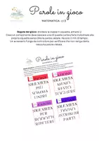 anteprima - Esercizi - Parole in gioco MATEMATICA cl3 - Pagina di copertina