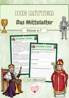 Vorschau - Arbeitsblätter - Mittelalter - Deckblatt